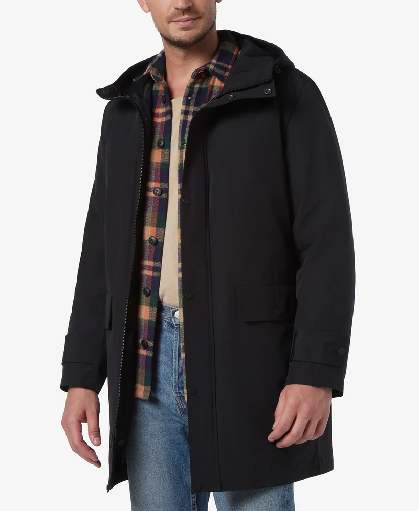 Marc New York Men's Tucker Oxford Parka with Removable Quilted Liner