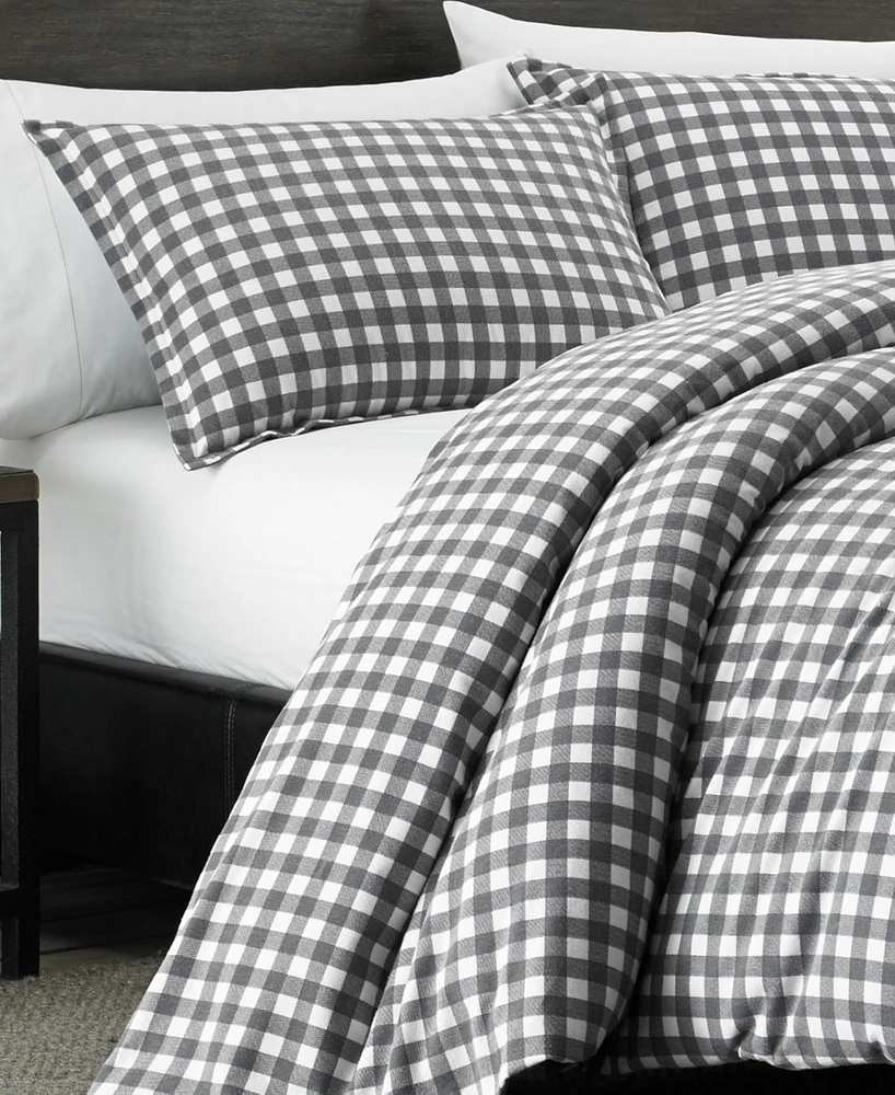 Eddie Bauer Preston Cotton Flannel 3-Pc. Comforter Set, Full/Queen