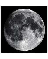 Empire Art Direct Full Moon Frameless Free Floating Tempered Glass Panel Graphic Wall Art, 40" x 40" x 0.2"