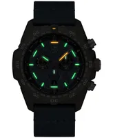 Luminox Men's Swiss Chronograph Bear Grylls Survival Eco Master Series Strap Watch 45mm
