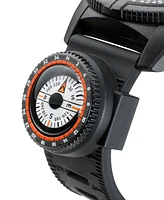Luminox Men's Swiss Chronograph Bear Grylls Survival Land Series Black Rubber Strap Watch 45mm