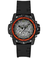 Luminox Men's Swiss Commando Frogman Tactical Black Rubber Strap Watch 46mm