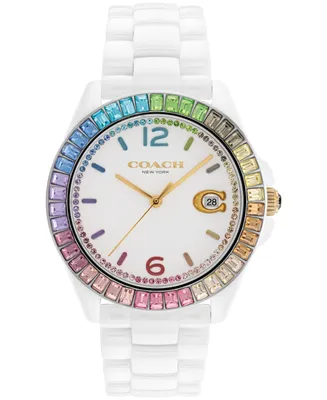 Coach Women's Greyson Ceramic Bracelet Watch, 36mm