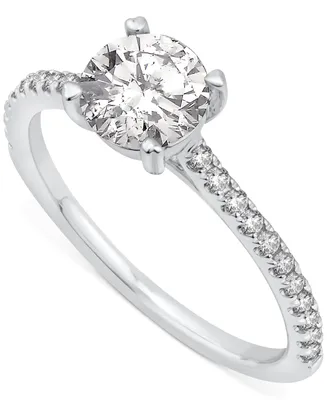 Gia Certified Diamond Engagement Ring (1-1/4 ct. t.w.) in 14k White Gold