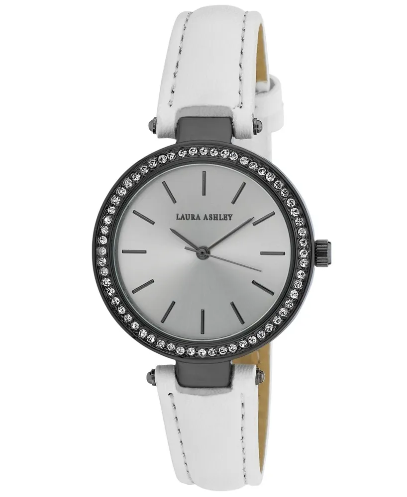 Laura Ashley Women's Quartz Faux Leather Watch 32mm | Hawthorn Mall