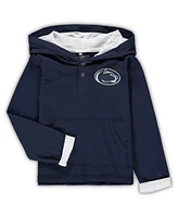 Toddler Boys Colosseum Navy and Heathered Gray Penn State Nittany Lions Poppies Hoodie Sweatpants Set