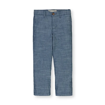 Hope & Henry Big Boys Chambray Suit Pant