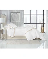 Hotel Collection Chain Links Embroidered 100% Pima Cotton 4-Pc. Sheet Set, Queen, Exclusively at Macy's
