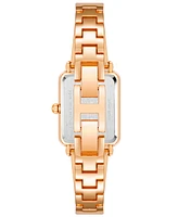 Anne Klein Women's -Tone Solid Bangle Watch, 22X27mm