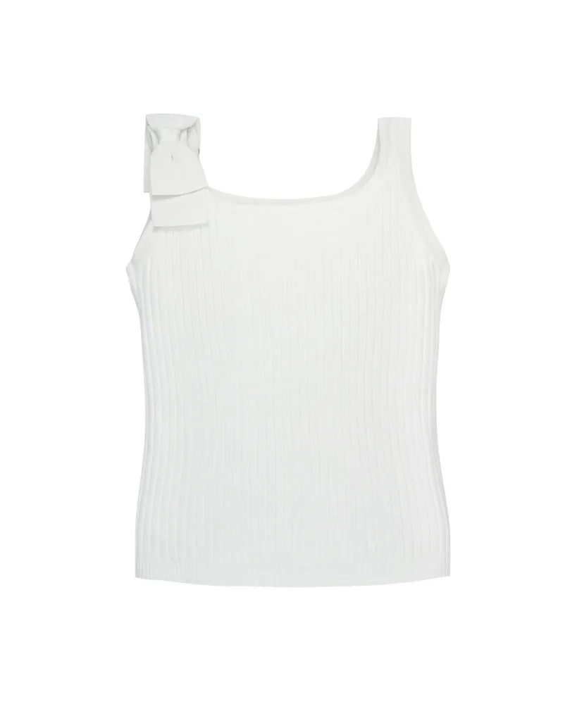 Hope & Henry Girls Bow Sweater Tank