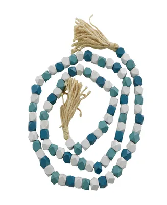 Rosemary Lane Handmade Beaded Geometric Garland with Tassel
