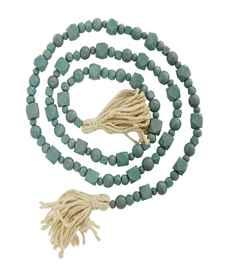 Rosemary Lane Handmade Beaded Geometric Garland with Tassel
