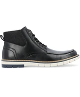 Vance Co. Men's Dalvin Tru Comfort Foam Lace-Up Moc Toe Ankle Boot