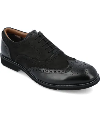 Thomas & Vine Men's Covington Tru Comfort Foam Wingtip Oxford Dress Shoes