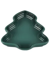 Le Creuset Stoneware Noel Holiday Tree Spoon Rest 5.5 in.