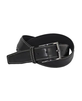 Duchamp London Men's Split Leather Non-Reversible Dress Casual Belt