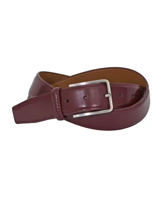 Duchamp London Men's Leather Non-Reversible Dress Belt