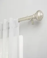 Lauren Ralph Lauren Markel 1" Adjustable Window Curtain Rod and Finial 22 Piece Set, 36"-72"