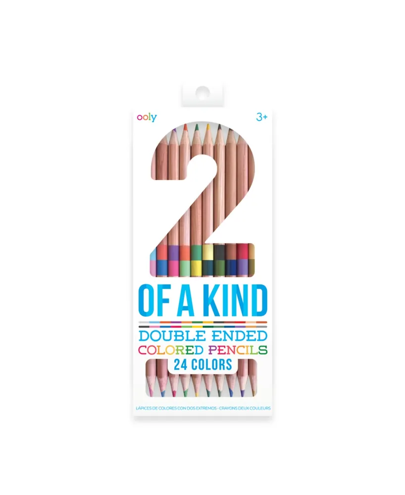 Ooly Two of a Kind Colored Pencils 24 Piece Color Set