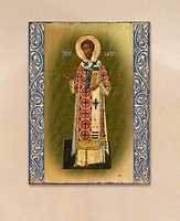 Designocracy Saint Chrysostom Icon 8" x 6"