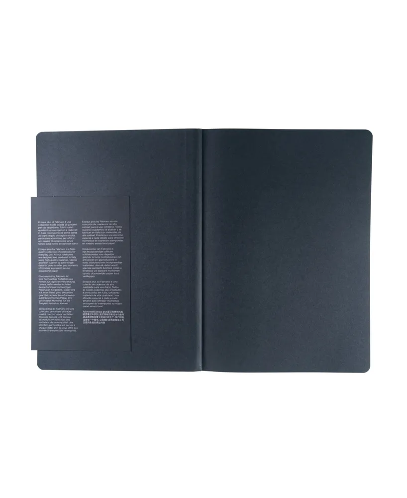 Fabriano Ecoqua Plus Fabric Bound Lined A4 Notebook, 8.3" x 11.7"