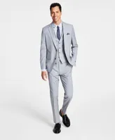 Bar Iii Mens Wool Slim Fit Sharkskin Suit Separates Created For Macys