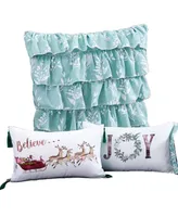 Southshore Fine Linens Happy Holidays Reversible 6 Piece Comforter Set