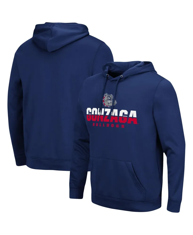 Men's Colosseum Navy Gonzaga Bulldogs Lantern Pullover Hoodie