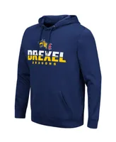 Men's Colosseum Navy Drexel Dragons Lantern Pullover Hoodie