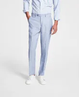 Bar Iii Men's Slim-Fit 100% Linen Suit Pants, Created for Macy's