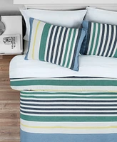 Nautica Dover Reversible 3-Piece Comforter Set, Full/Queen