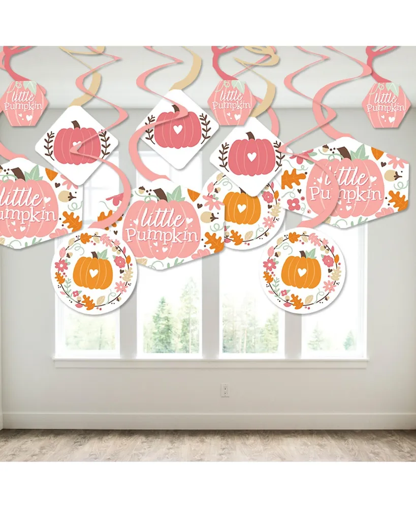 Big Dot Of Happiness Girl Little Pumpkin - Fall Birthday Party Or