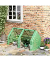 Outsunny 6'x3'x3' Greenhouse Gardening Yard Mini Hot Green House Tunnel