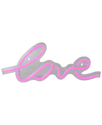 Led Lighted 'Love' Neon Style Valentine's Day Wall Sign, 18"