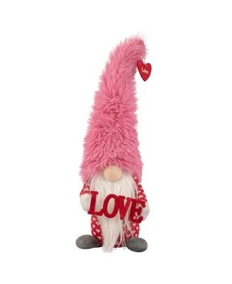 Fluffy 'Love' Valentine's Day Gnome, 18"