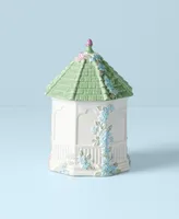 Lenox Butterfly Meadow Porcelain Figural Gazebo Cookie Jar