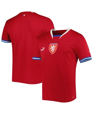 Men's Puma Red Czech Republic National Team 2022/23 Home Replica Jersey