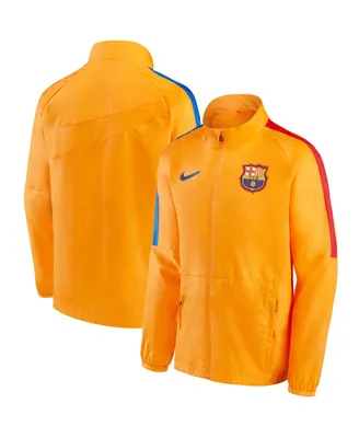 Big Boys Nike Orange Barcelona Academy All-Weather Raglan Full-Zip Jacket