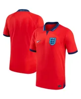 Big Boys Nike Red England National Team 2022/23 Away Breathe Stadium Replica Blank Jersey