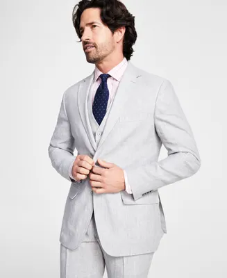 Tommy Hilfiger Men's Modern-Fit Flex Stretch Linen Suit Jacket