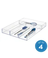 iDesign Clarity Drawer Organizer, Set of 4