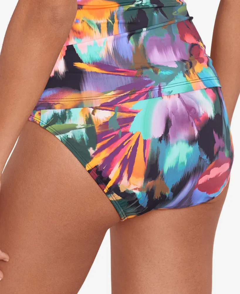 Lauren Ralph Women's Printed Hipster Bikini Bottoms