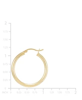 Giani Bernini Polished Tube Hoop Earrings, 30mm