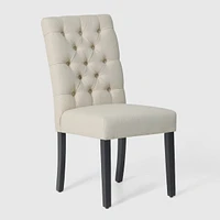 WestinTrends Upholstered Button Tufted Dining Side Chair