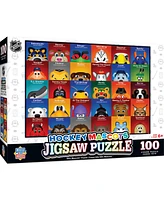Masterpieces Nhl Mascots 100 Piece Jigsaw Puzzle