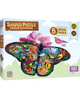 Masterpieces Garden Gathering - 100 Piece Shaped Jigsaw Puzzle