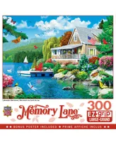 Masterpieces Memory Lane - Lakeside Memories 300 Piece Ez Grip Puzzle