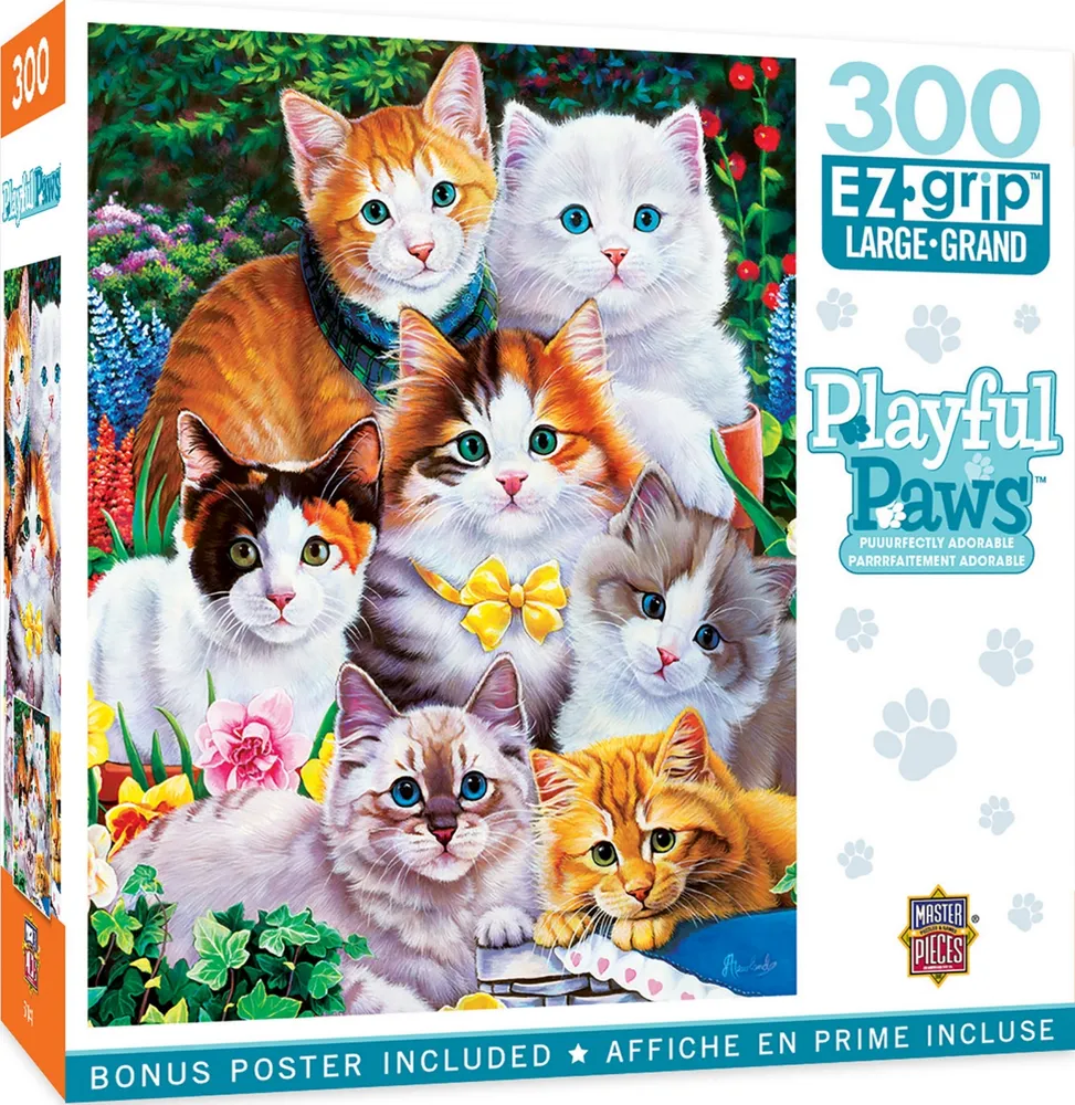 Hart Puzzles Puppies at Play by Bob Giordano, 1000 Piece Puzzle