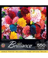 Masterpieces Brilliance - Beautiful Blooms 550 Piece Jigsaw Puzzle
