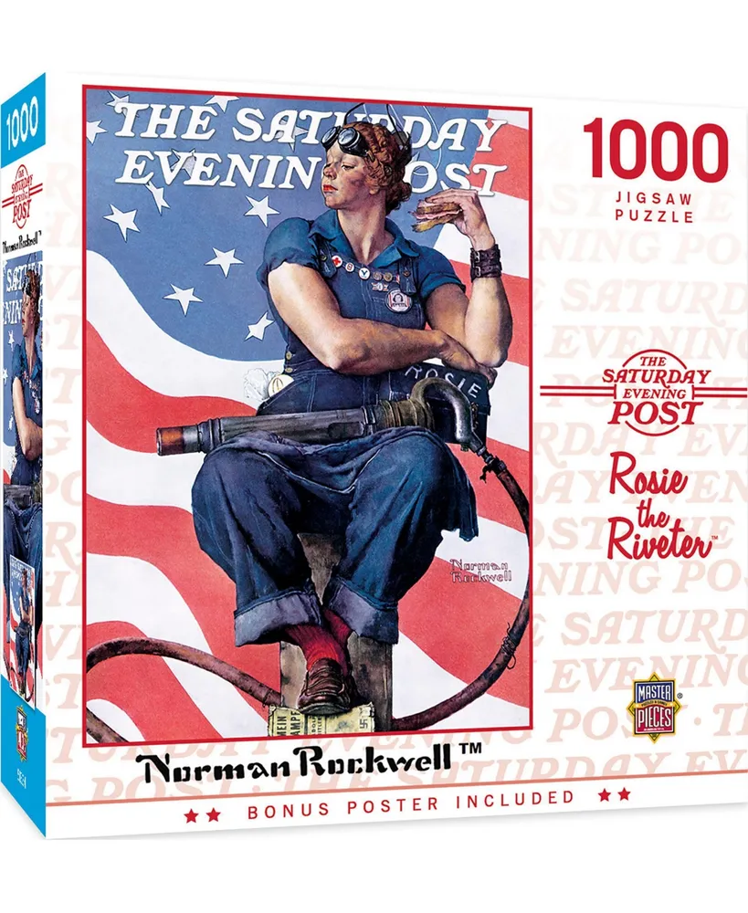 Masterpieces Saturday Evening Post - Rosie the Riveter 1000 Piece Puzzle